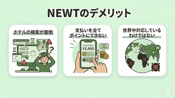 NEWTのデメリット