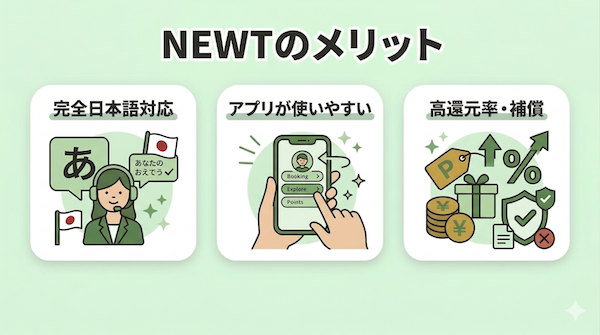 newtのメリット